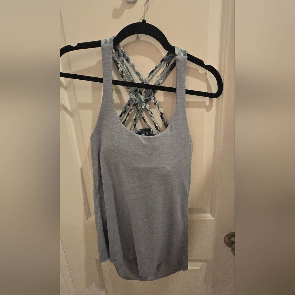Lululemon Light Gray Tank Top